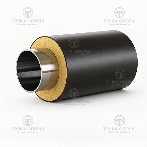 Труба ППУ полиэтиленовая оболочка 1100х820х9 мм ГОСТ 30732-2006