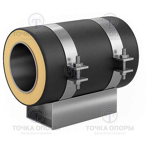 Скользящая опора СПОк 1020/1200.150 подкладная канальная для труб в ППУ